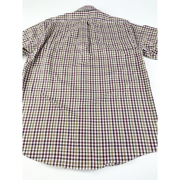 Kevin’s Plantation Collection Shirt Mens Large Red Blue Check Long Sleeve Button - Picture 7 of 10